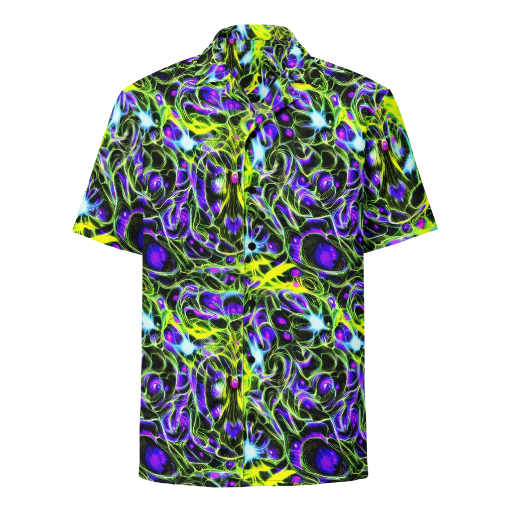 Psychedelic Underbrush on Button Shirt — Front