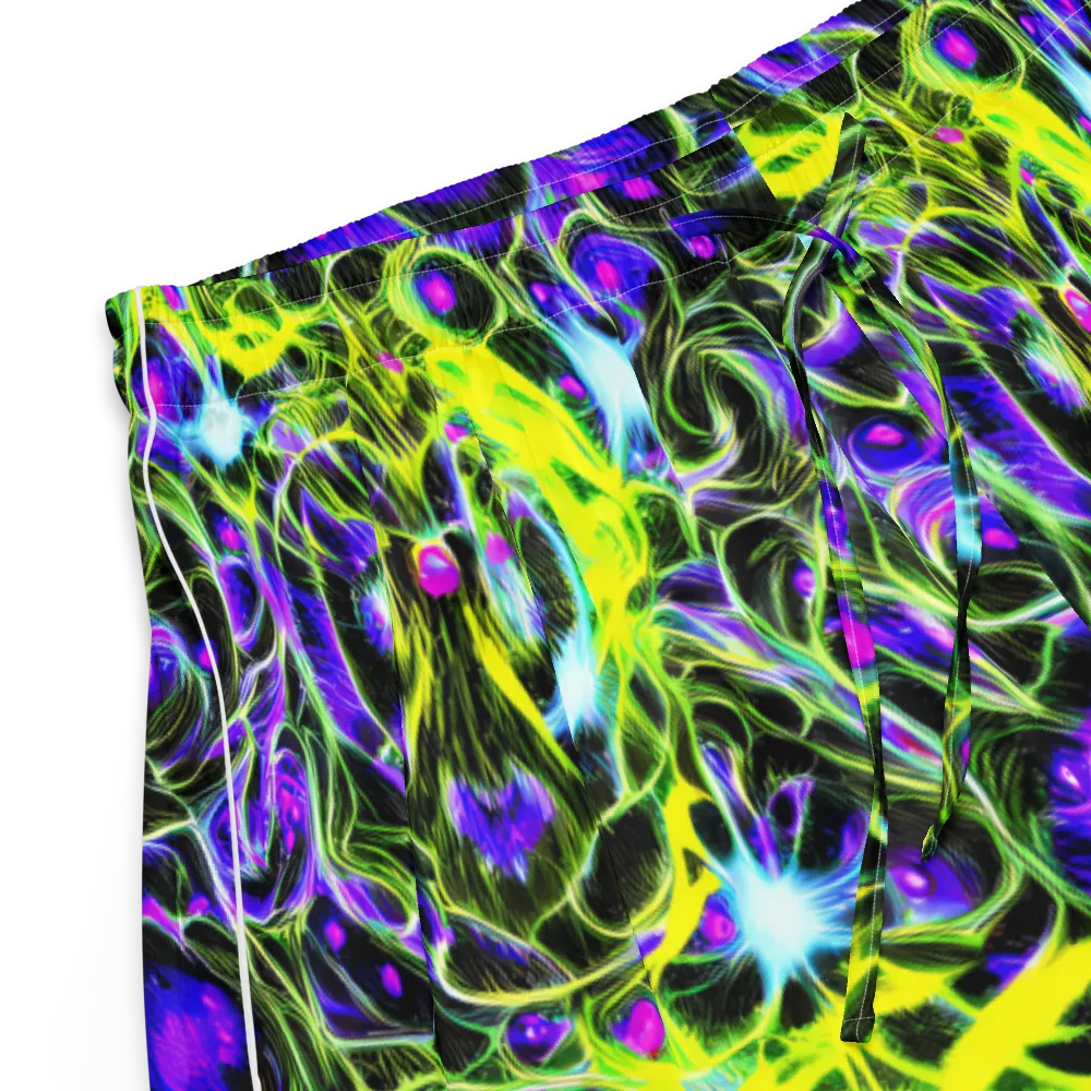 Psychedelic Underbrush on Women's Pajama Shorts — Product details