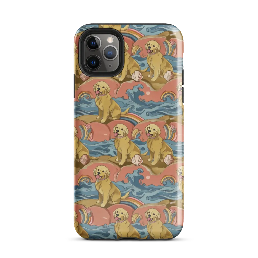 Tidal Golden Hour on Tough Case for iPhone® — Front