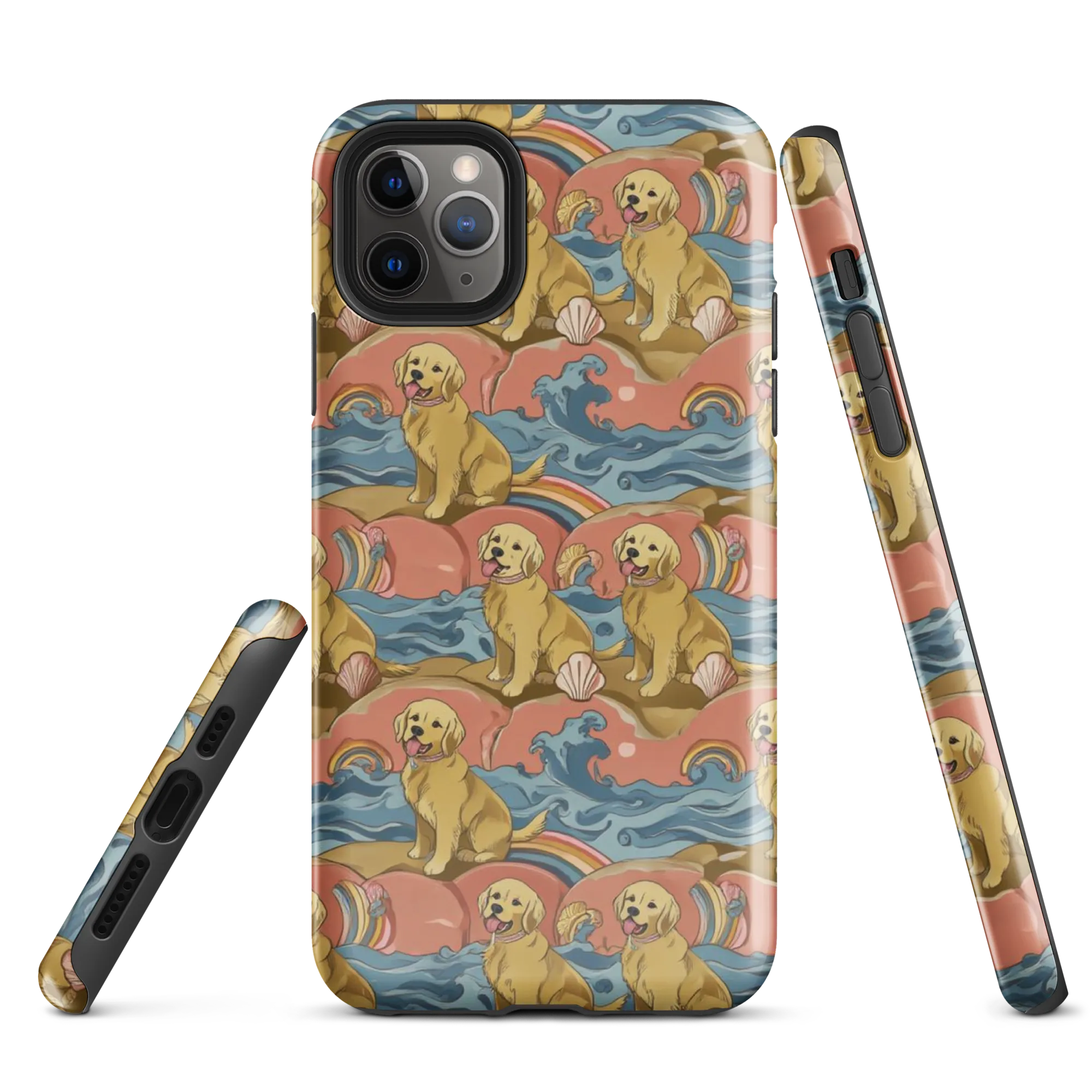 Tidal Golden Hour on Tough Case for iPhone® — Front