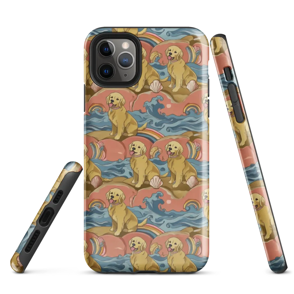 Tidal Golden Hour on Tough Case for iPhone® — Front