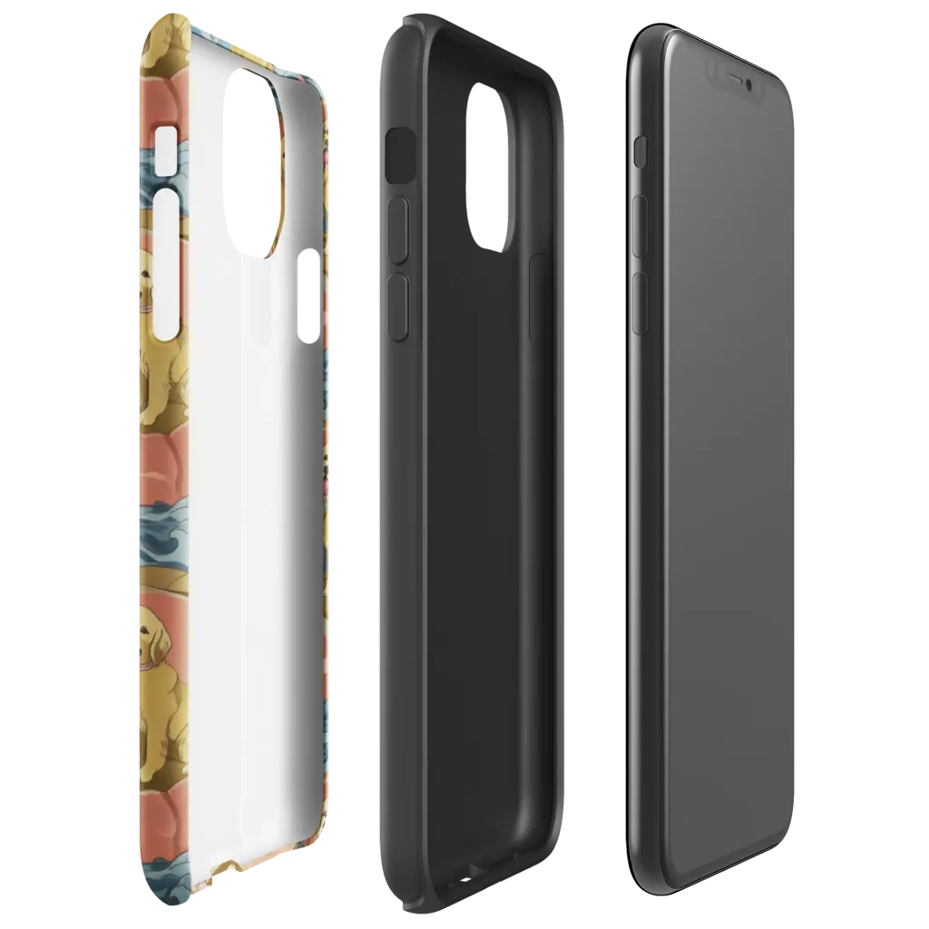 Tidal Golden Hour on Tough Case for iPhone® — Right