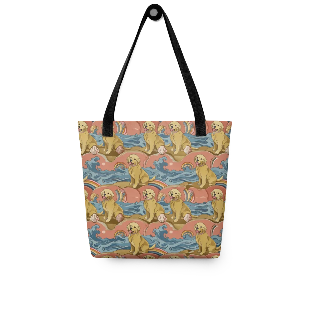Tidal Golden Hour on Tote Bag — Front