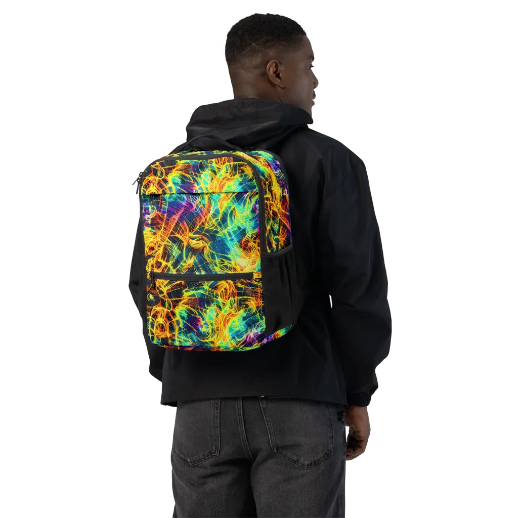 Kapp's Kaleidoscope on Utility Backpack — Back