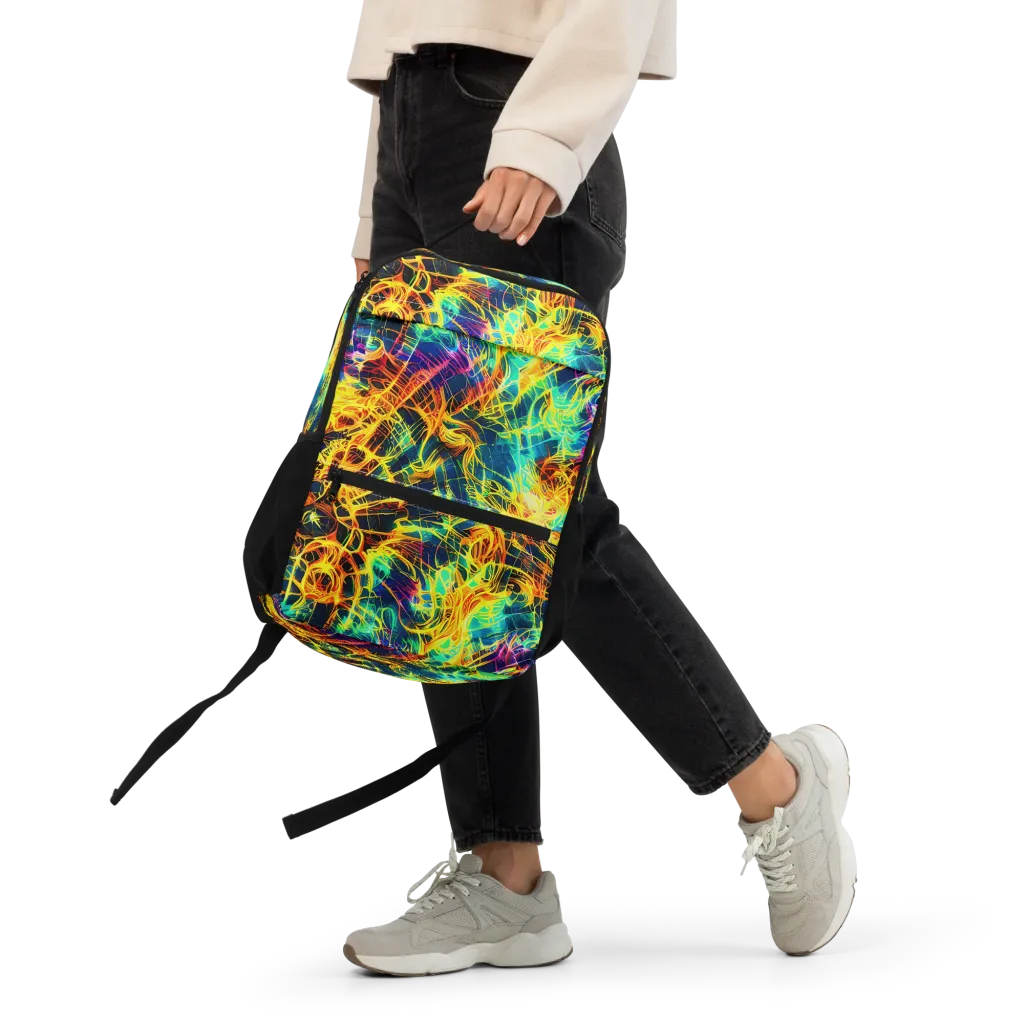 Kapp's Kaleidoscope on Utility Backpack — Front