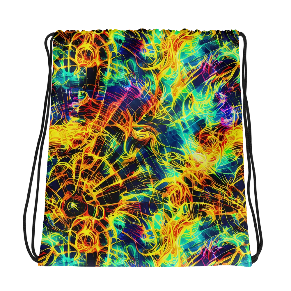 Kapp's Kaleidoscope on Drawstring Bag — Photo