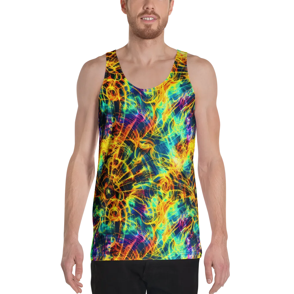 Kapp's Kaleidoscope on Men's Tank Top — Front