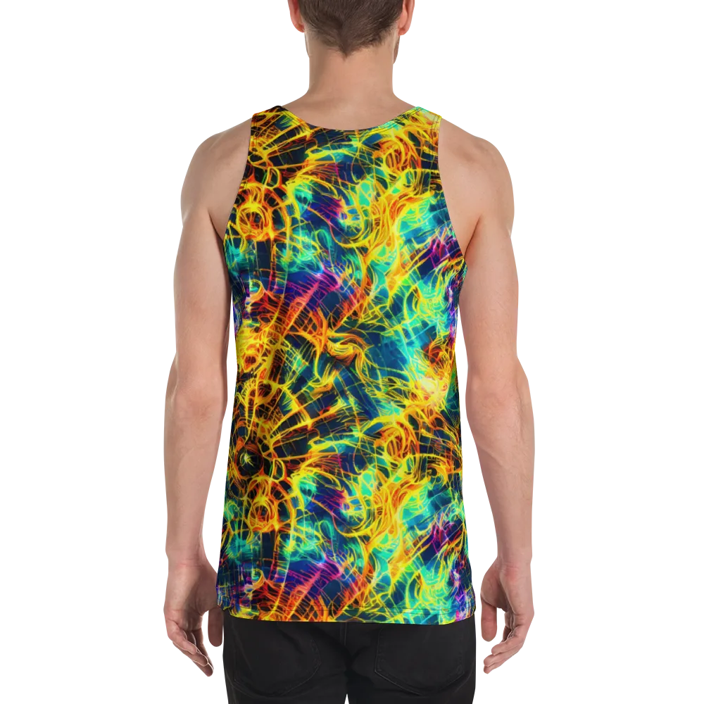 Kapp's Kaleidoscope on Men's Tank Top — Back
