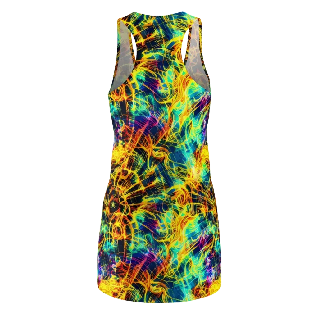 Kapp's Kaleidoscope on Racerback Dress — Back