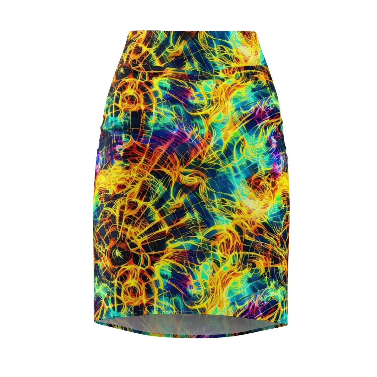 Kapp's Kaleidoscope on Pencil Skirt — Front