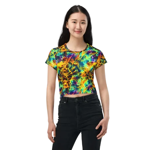 Kapp's Kaleidoscope on a Crop Tee