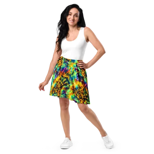Kapp's Kaleidoscope on a Skater Skirt