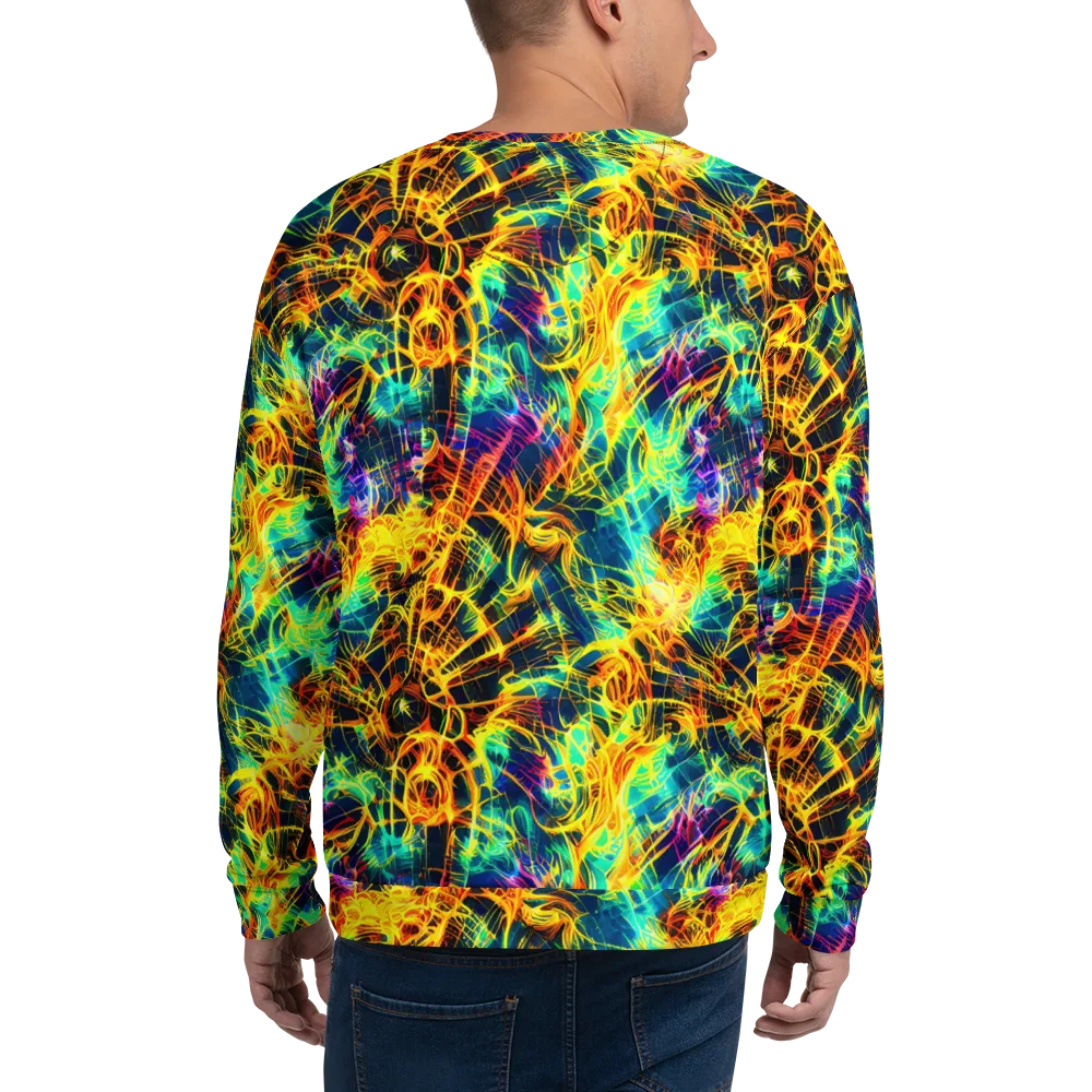 Kapp's Kaleidoscope on Sweatshirt — Back