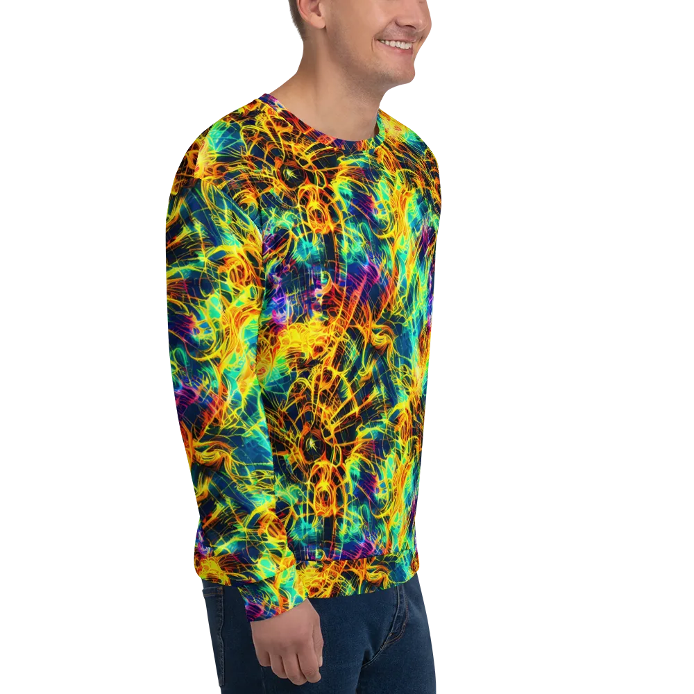 Kapp's Kaleidoscope on Sweatshirt — Right Front