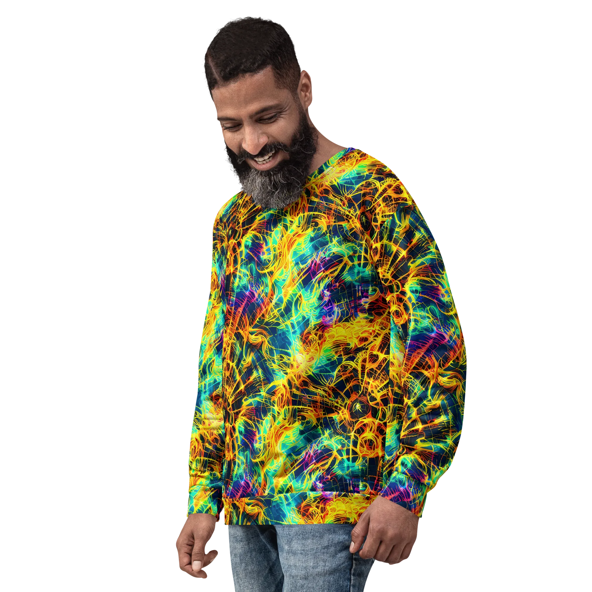 Kapp's Kaleidoscope on Sweatshirt — Left Front
