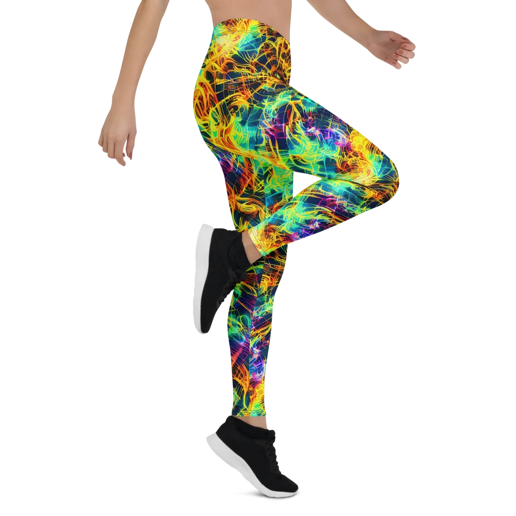 Kapp's Kaleidoscope on Leggings — Right
