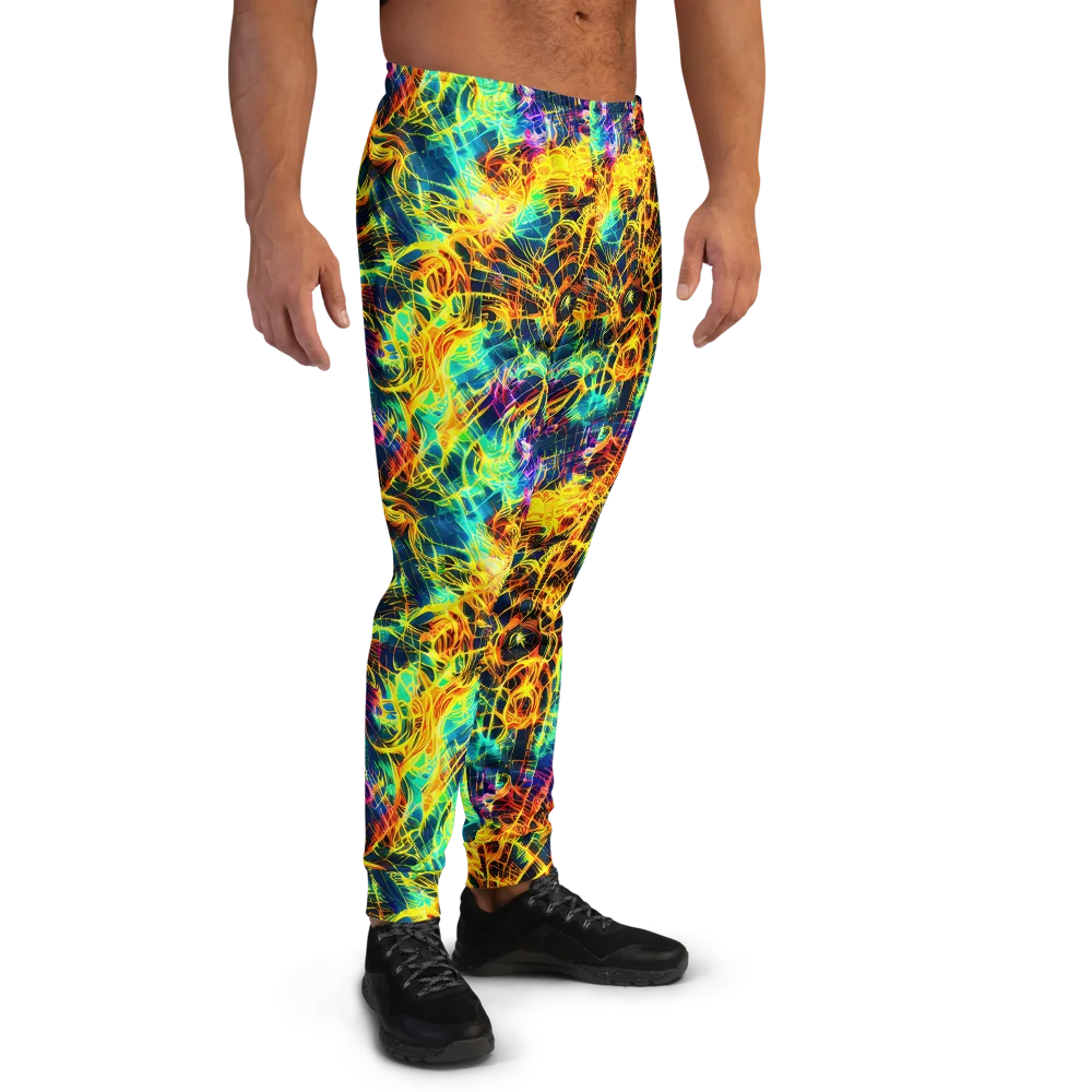 Kapp's Kaleidoscope on Men's Joggers — Right