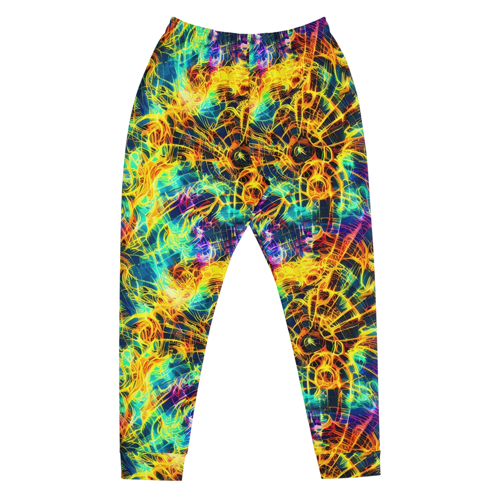 Kapp's Kaleidoscope on Men's Joggers — Front