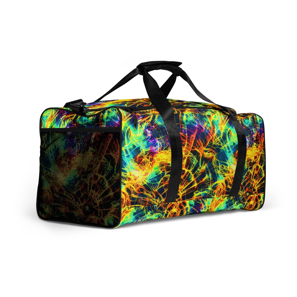 Kapp's Kaleidoscope on Duffle Bag — Right Front