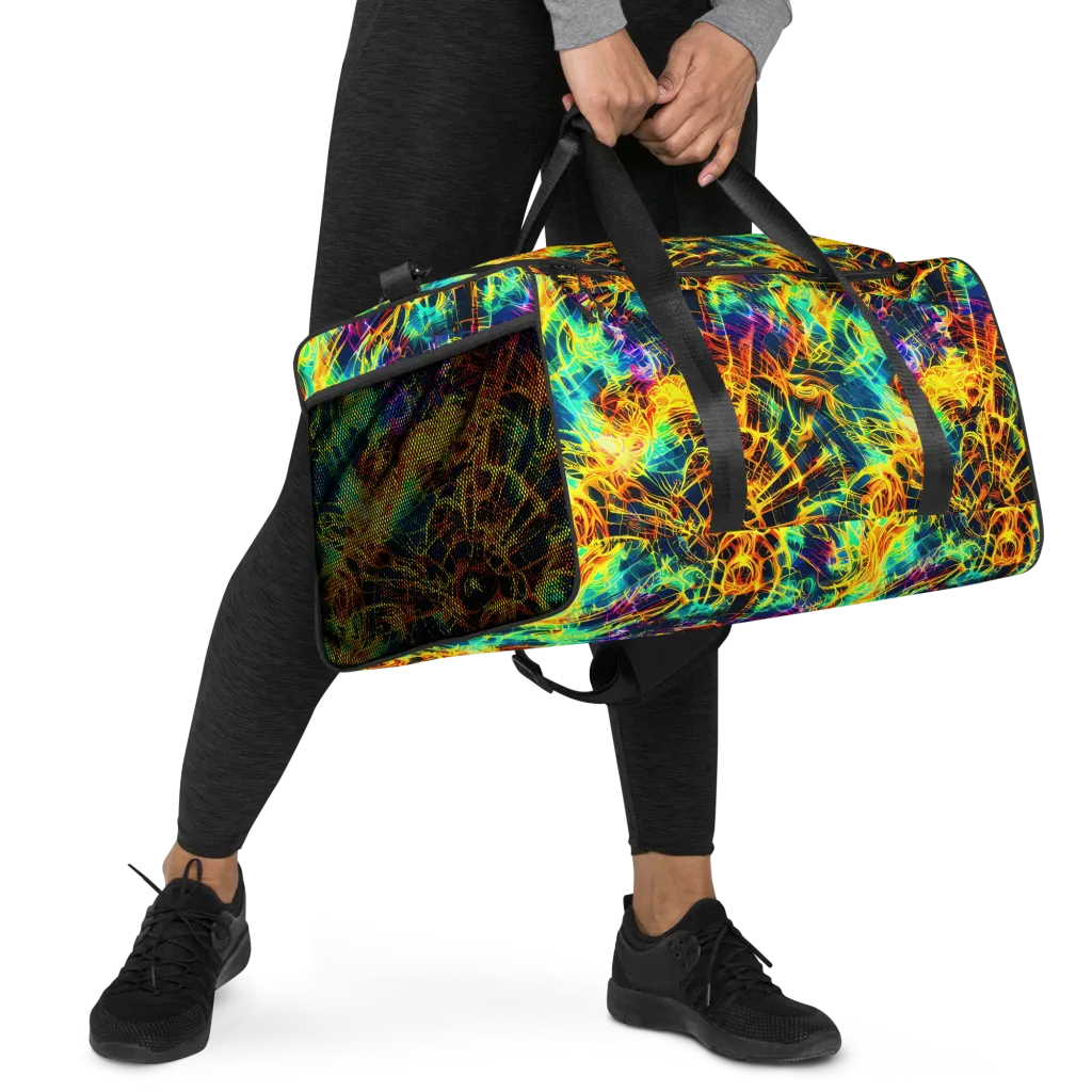 Kapp's Kaleidoscope on Duffle Bag — Right Front