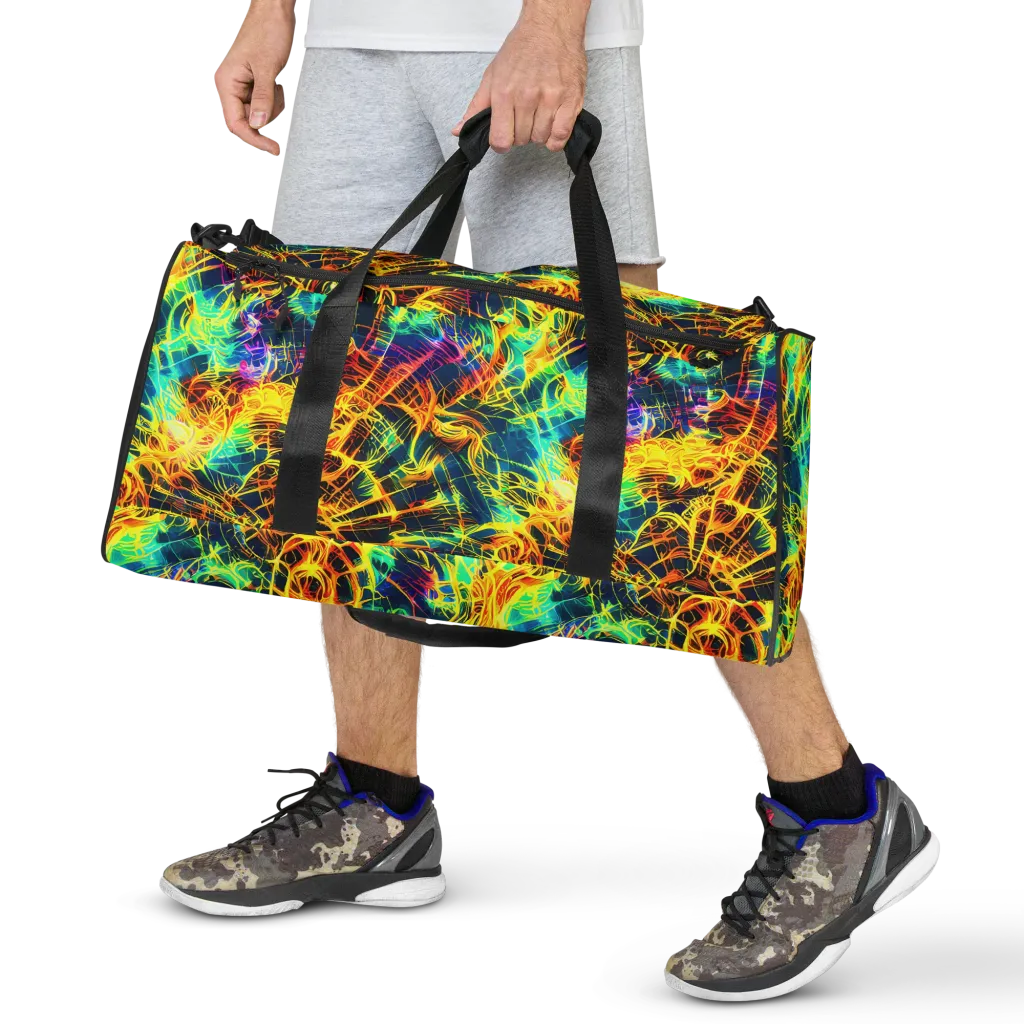 Kapp's Kaleidoscope on Duffle Bag — Front