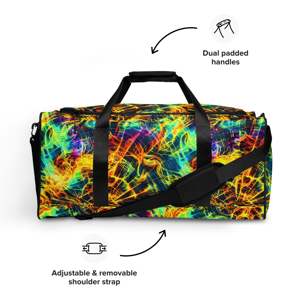 Kapp's Kaleidoscope on Duffle Bag — Front