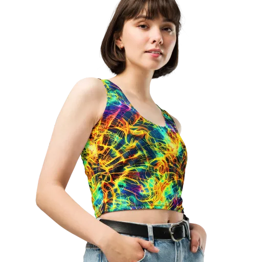 Kapp's Kaleidoscope on a Crop Top