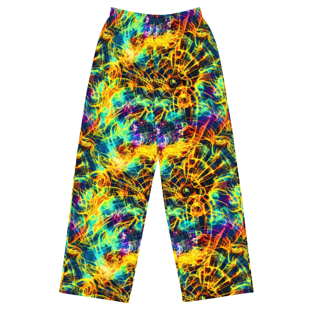 Kapp's Kaleidoscope on Wide-Leg Pants — Front