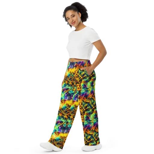 Kapp's Kaleidoscope on a Wide-Leg Pants