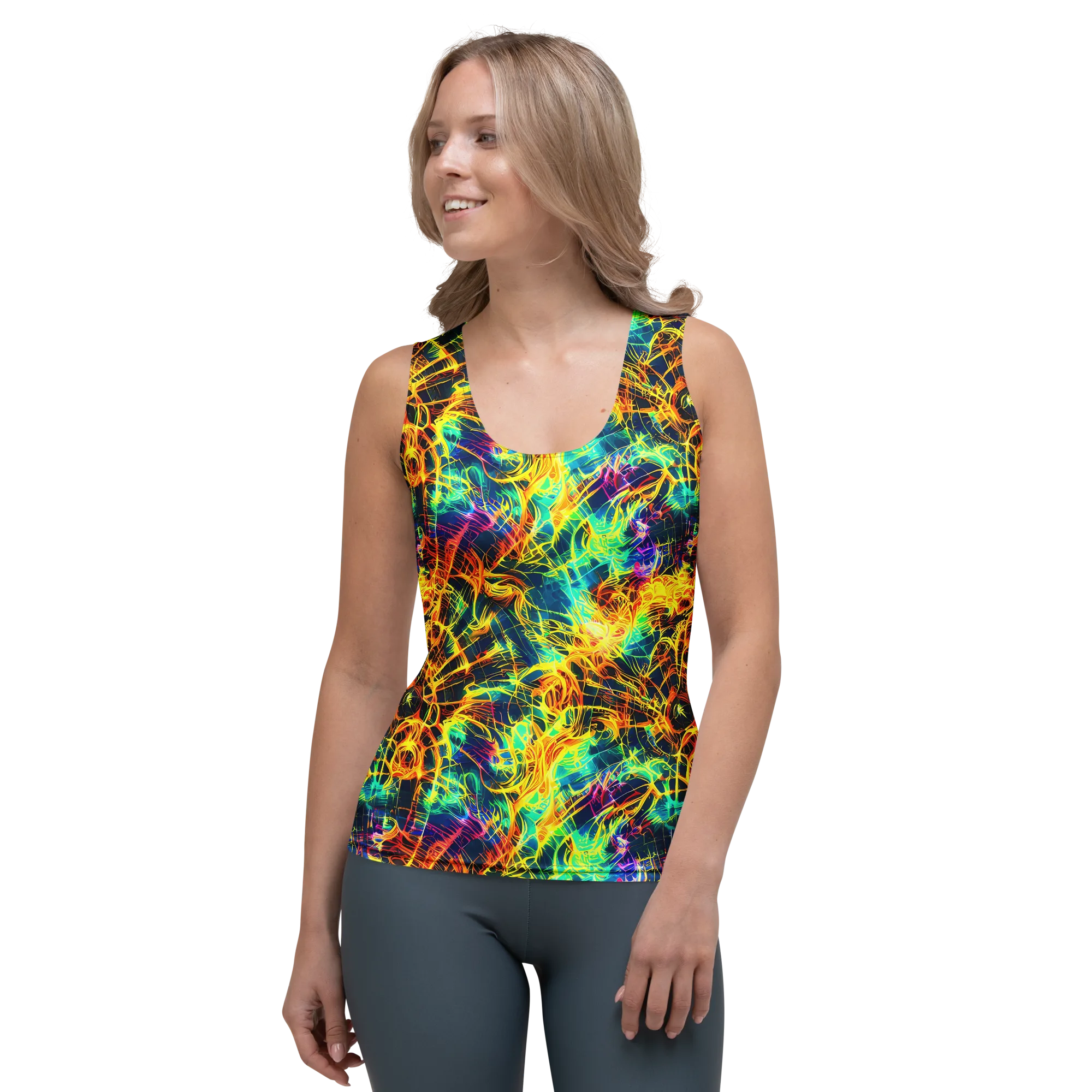 Kapp's Kaleidoscope on Women's Tank Top — Front