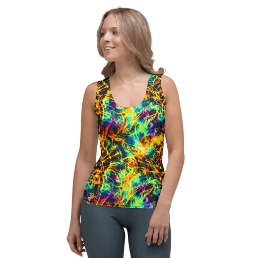 Kapp's Kaleidoscope on a Women's Tank Top
