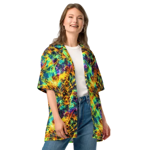 Kapp's Kaleidoscope on a Button Shirt
