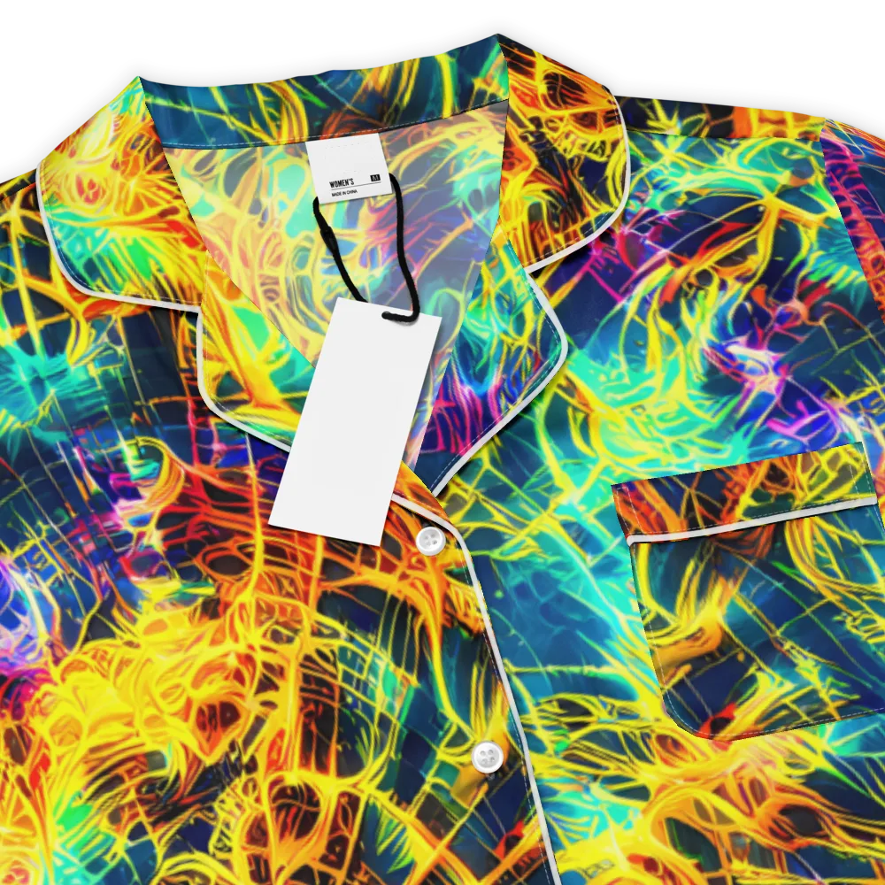 Kapp's Kaleidoscope on Women's Short Sleeve Pajama Top — Product details