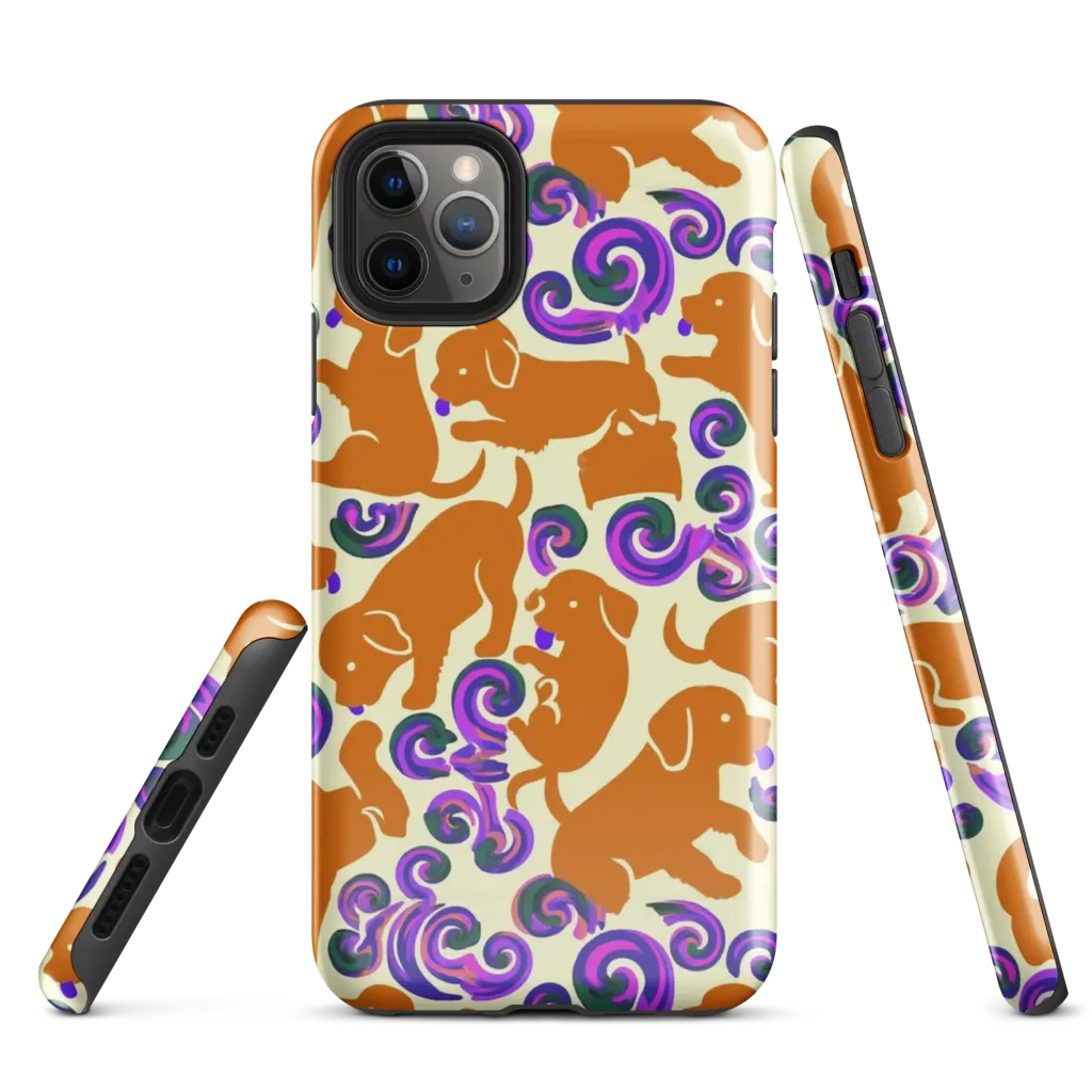 Copper Canine Carnival on Tough Case for iPhone® — Front