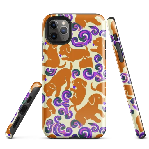 Copper Canine Carnival on a Tough Case for iPhone®