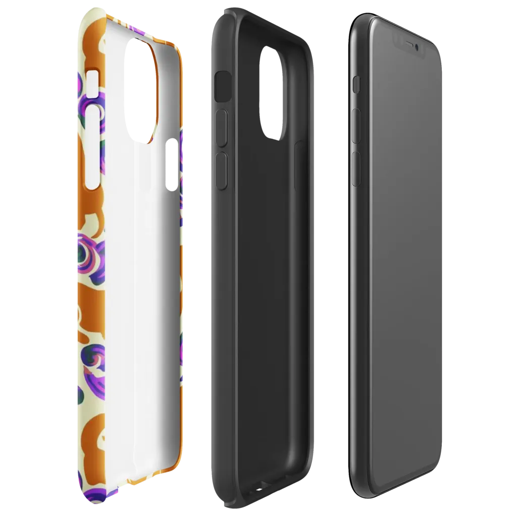 Copper Canine Carnival on Tough Case for iPhone® — Right