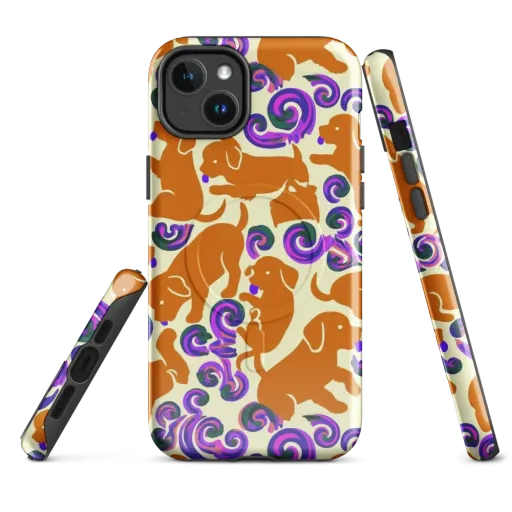 Copper Canine Carnival on a MagSafe Tough Case for iPhone®