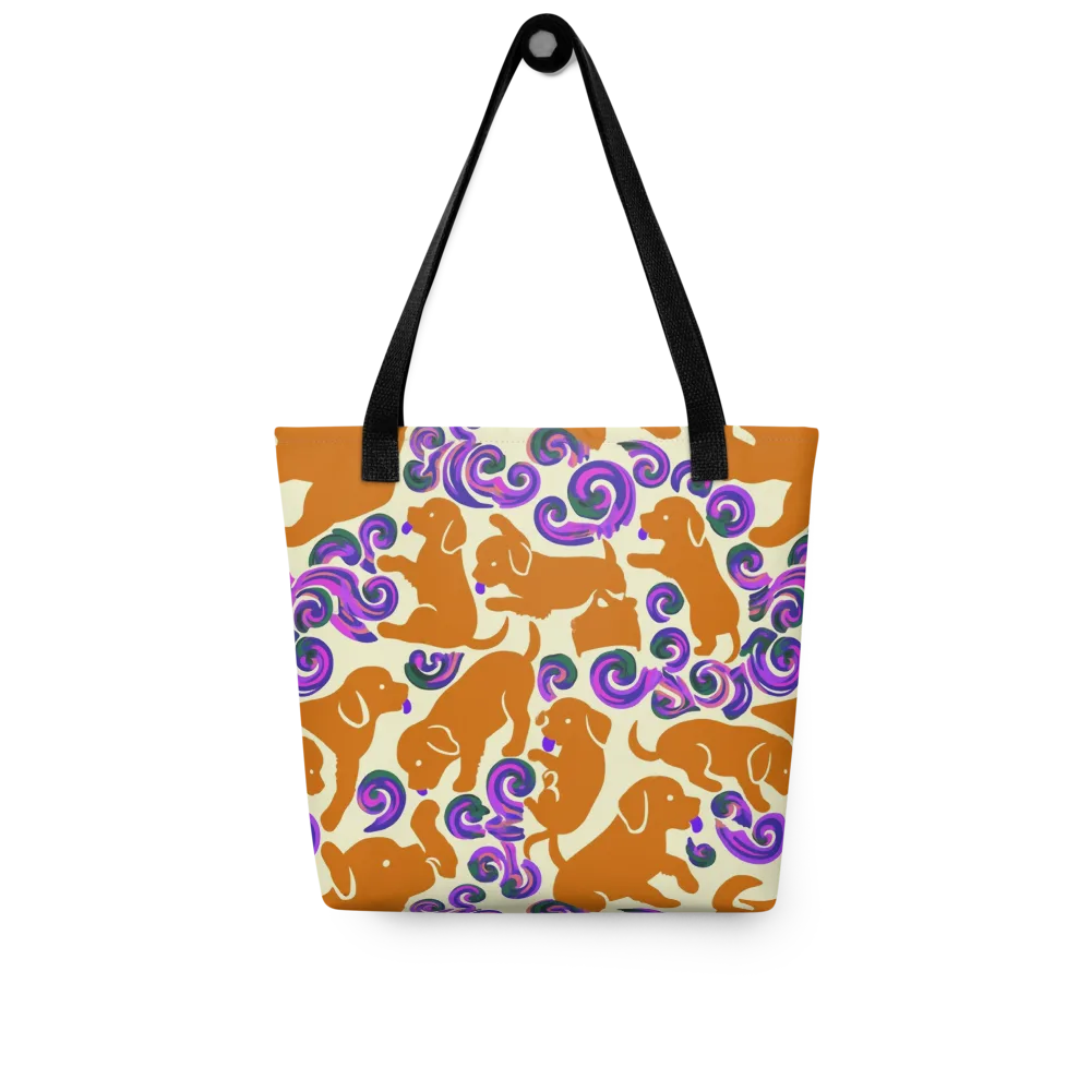 Copper Canine Carnival on Tote Bag — Front