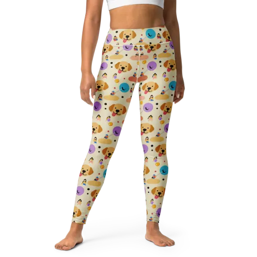 Paws And Pops on a Yoga Leggings