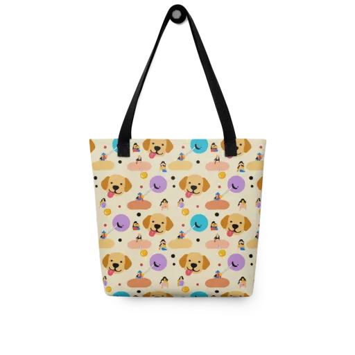 Paws And Pops on a Tote Bag
