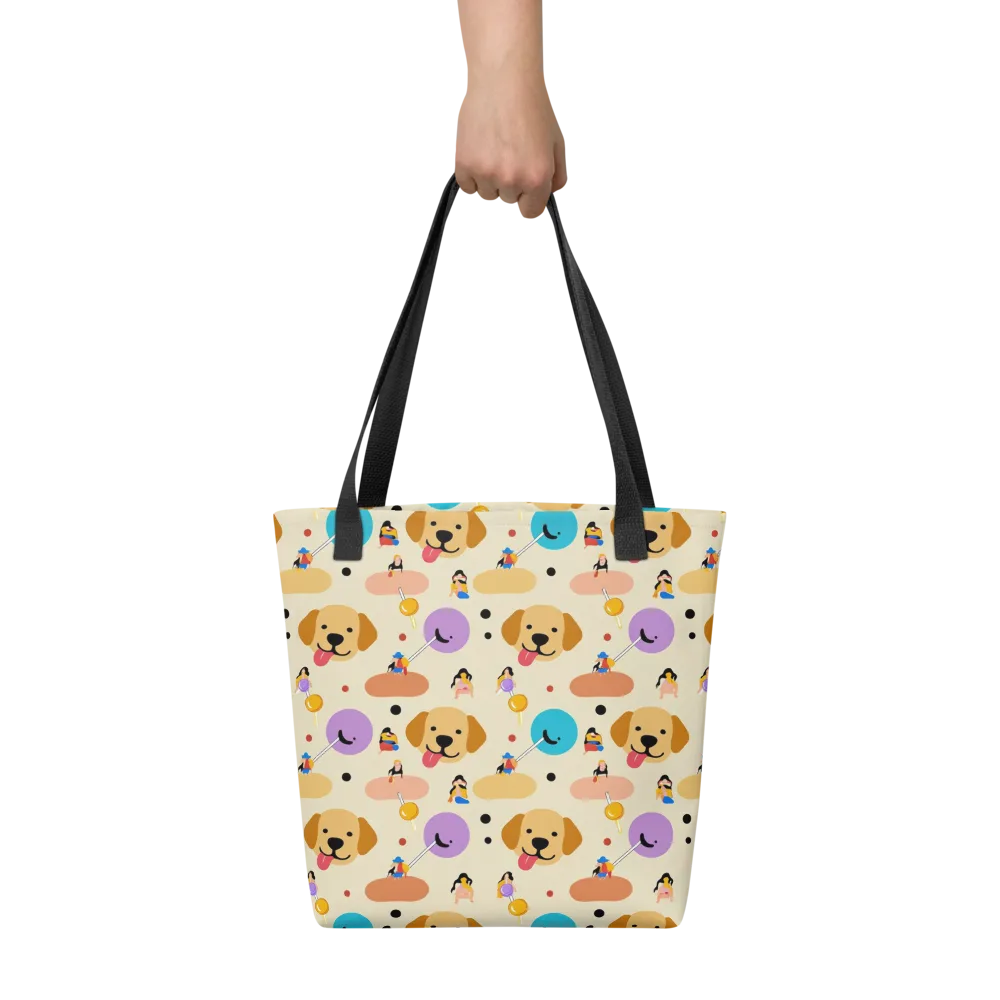 Paws And Pops on Tote Bag — Front
