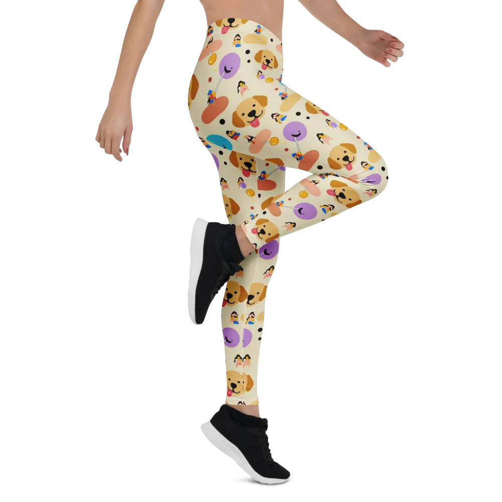 Paws And Pops on Leggings — Right