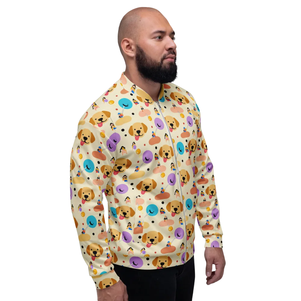 Paws And Pops on Bomber Jacket — Right
