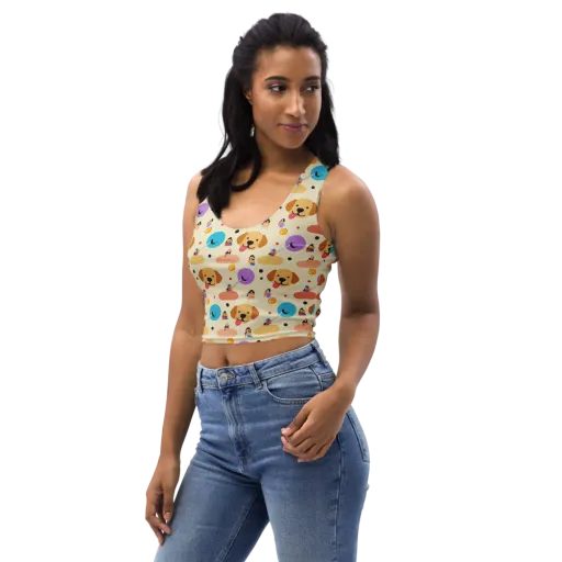 Paws And Pops on a Crop Top