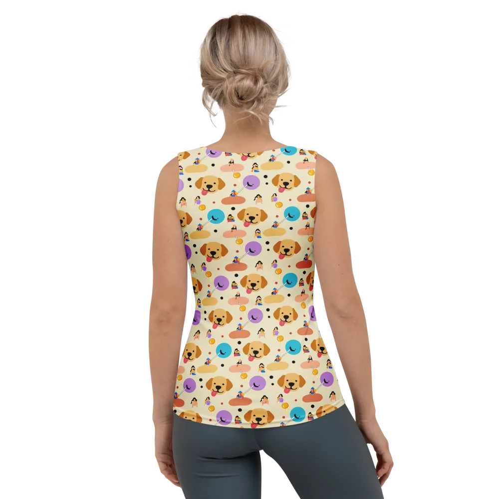 Paws And Pops on Women's Tank Top — Back