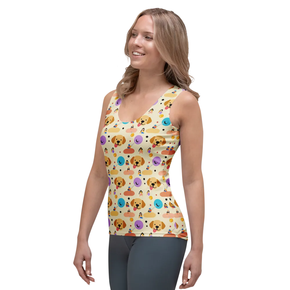 Paws And Pops on Women's Tank Top — Left Front