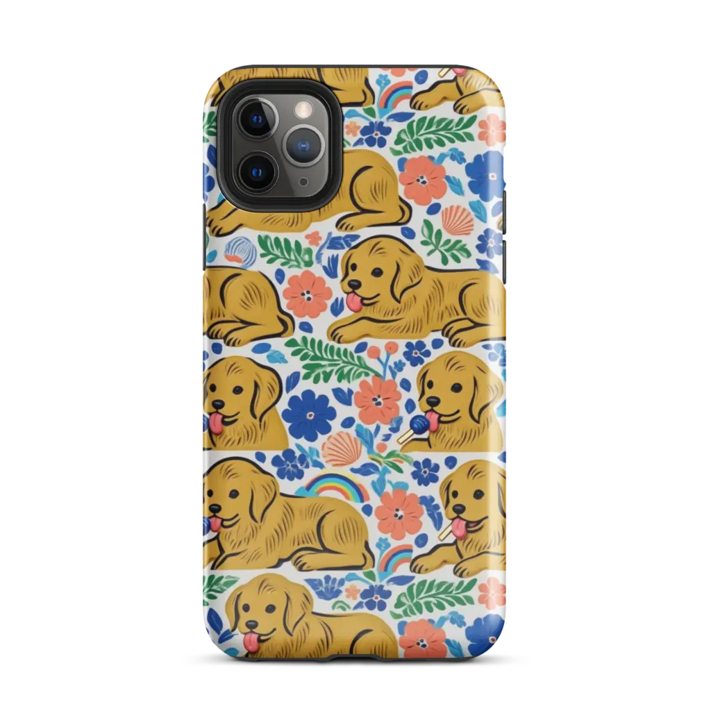 Golden Hour Hounds on Tough Case for iPhone® — Front