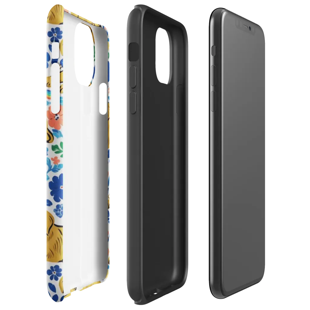 Golden Hour Hounds on Tough Case for iPhone® — Right