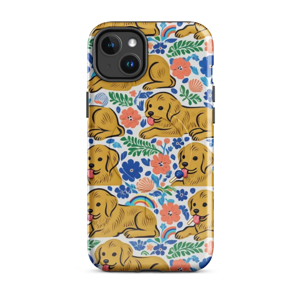 Golden Hour Hounds on MagSafe Tough Case for iPhone® — Front