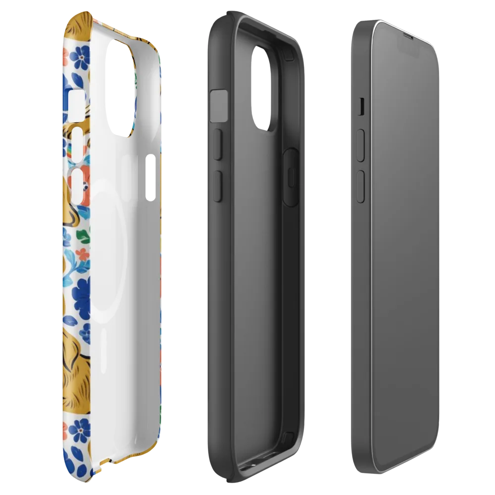 Golden Hour Hounds on MagSafe Tough Case for iPhone® — Front